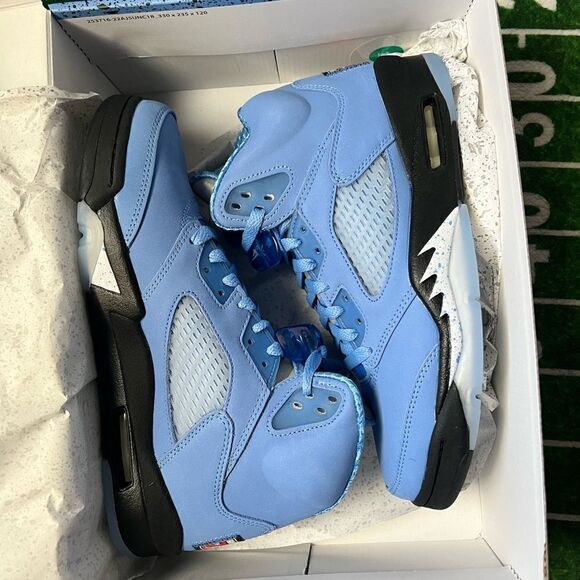 Nike Air Jordan 5 UNC University Blue Black DV1310-401 size 8  - 14 main image 12